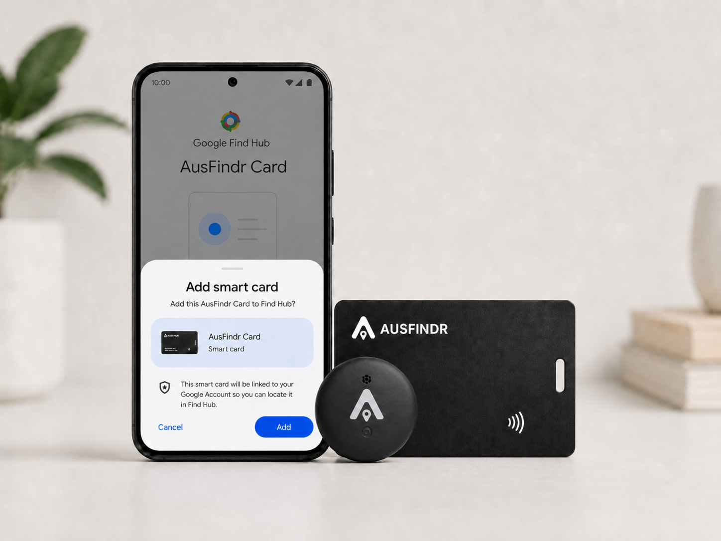 AusFindr Card and Tag Android Find Hub