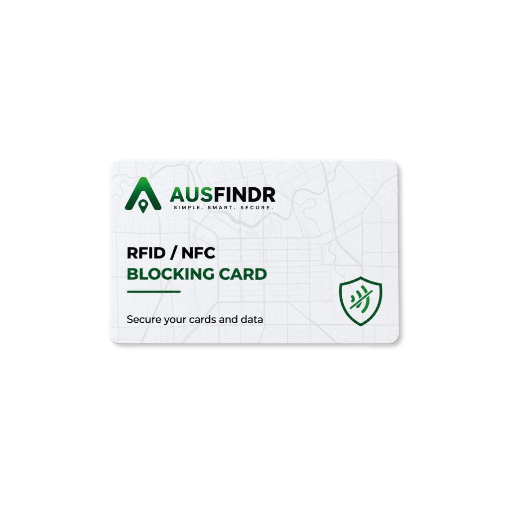 AusFindr RFID and NFC Blocking Card