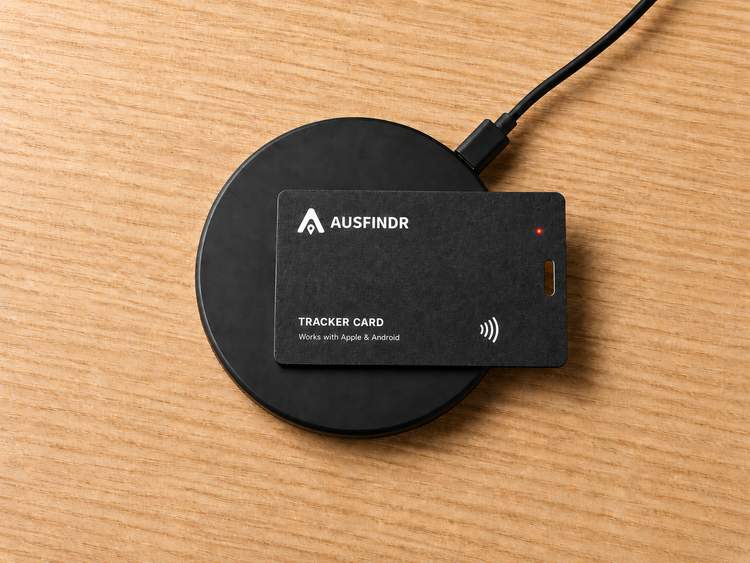 Tracker card alignment on charger