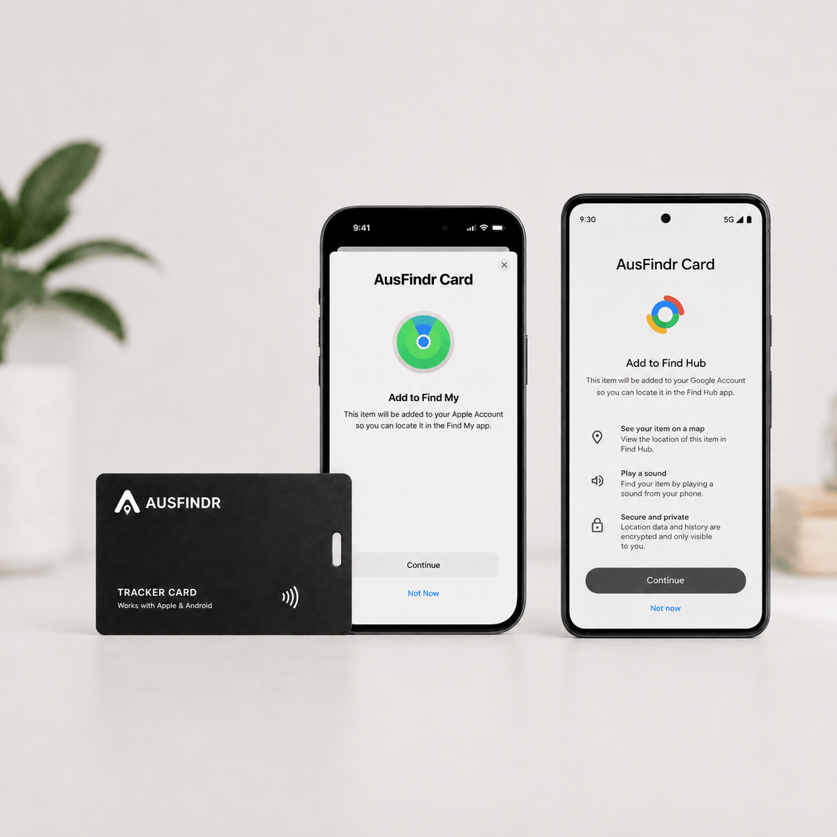 AusFindr Dual Tracker Card - AusFindr
