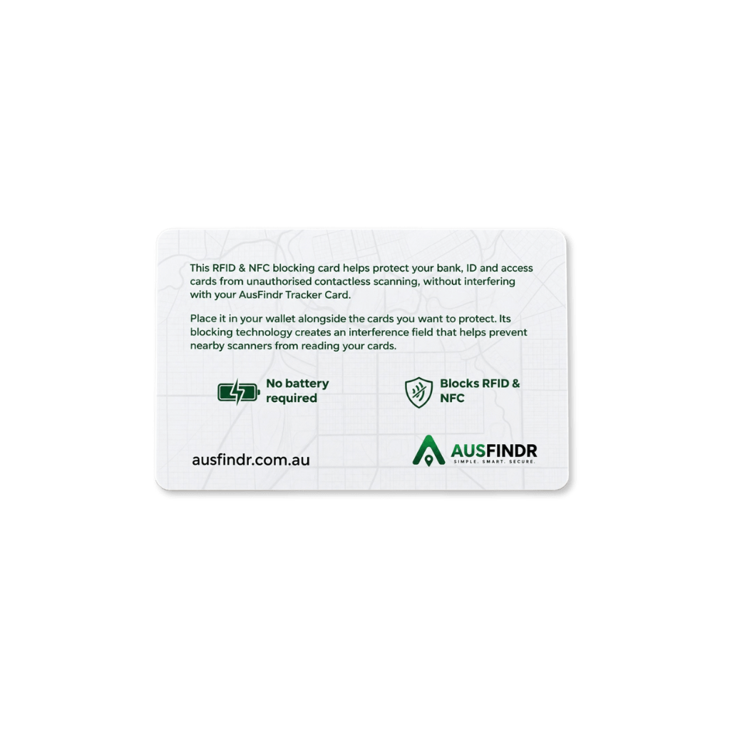 AusFindr RFID & NFC Blocking Card - AusFindr